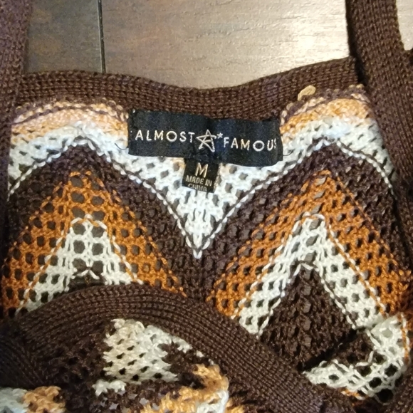 Almost Famous Crochet Midi Dress - Picture 6 of 6